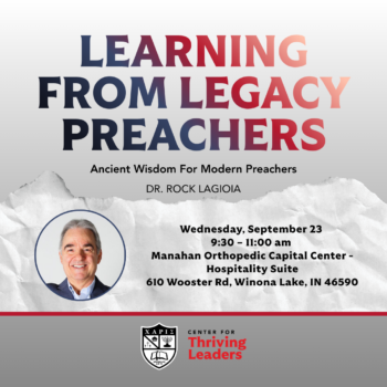 Seminary event with Rock LaGioia.